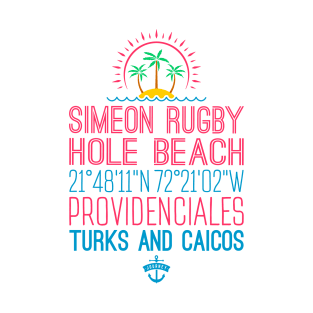 Simeon Rugby Hole Beach, Providenciales, Turks and Caicos Islands T-Shirt