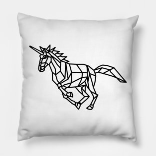 Geometric Unicorn Pillow