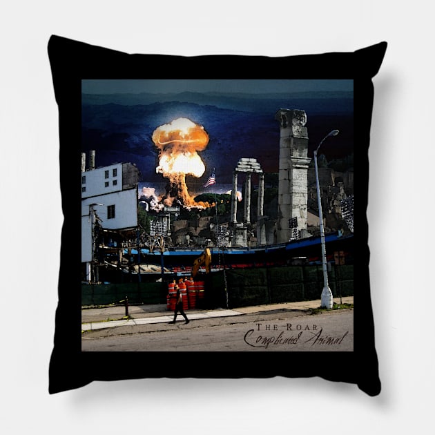 Trumbull Ruins Pillow by The Roar