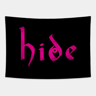 Hideto Matsumoto Anniversary -Pink Logo Tapestry