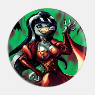 Duck Vampiress Pin