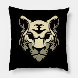 Silver Tiger Pillow