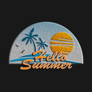 Hello Summer Beach Sun T-Shirt