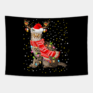 Ocicat Cat Christmas Tapestry