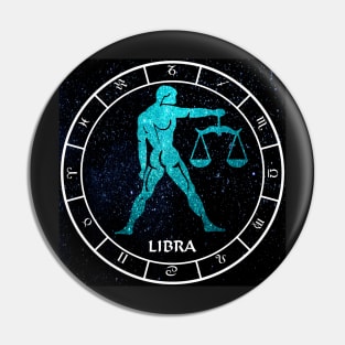 Libra - Zodiac Sign Pin