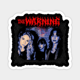 The Warning Metal Style Magnet