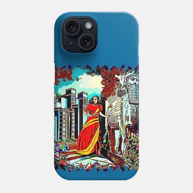 Queen of Assyria Phone Case by doniainart
