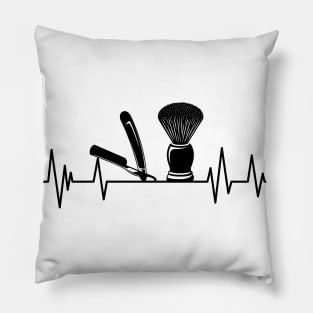 hairstylist heartbeat coiffeur lover Pillow