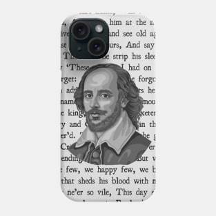 Shakespeare Saint Crispin Speech Phone Case