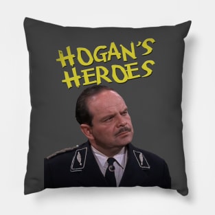 Howard Caine , hogans heroes, Major Wolfgang Hochstetter Pillow