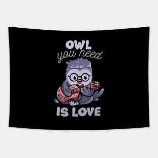 Owl You Need is Love by Tobe Fonseca Tapestry