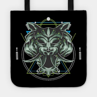 TIGER MASK SACRED GEOMETRY Tote