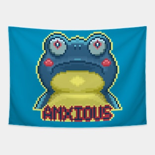 Anxious Frog Tapestry