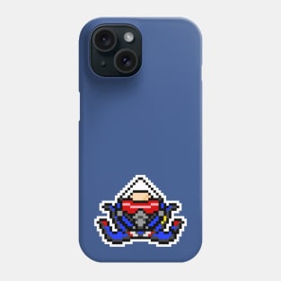 Pixel Pachimari - Soldier 76 Phone Case