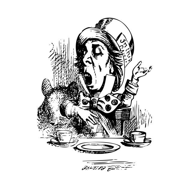 Alice in Wonderland | Mad Hatter Engaging in Rhetoric | Vintage Alice | by Eclectic At Heart