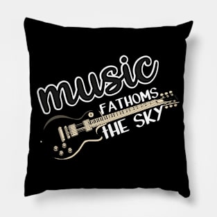 Music makes me cry Pillow