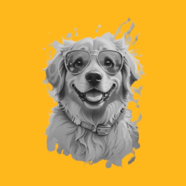 FUNNY DOG WITH GLASSES Dog TShirt TeePublic