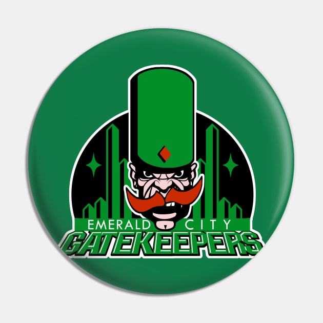 Oz Emerald City Gatekeepers Pin by PopCultureShirts