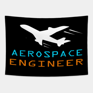 aerospace engineer tee shirt airplane engineering Tapestry