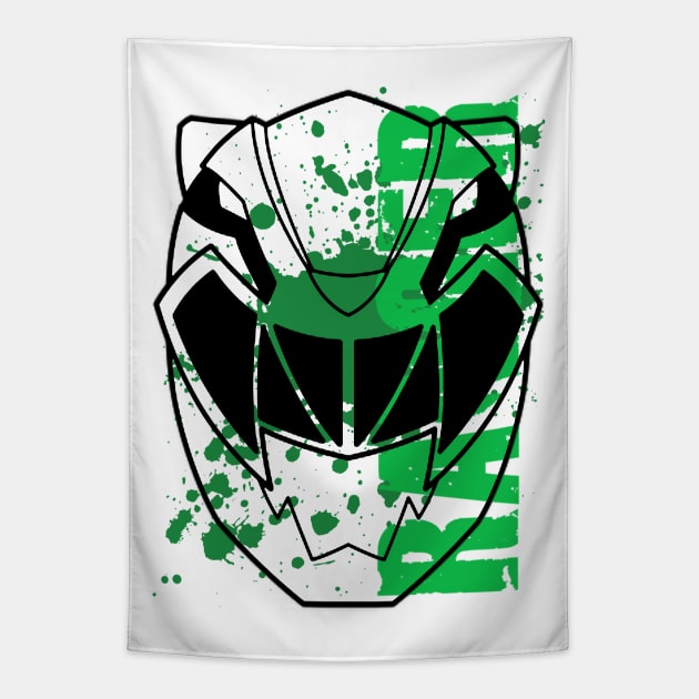 Ranger GREEN COSMIC FURY Tapestry by CRD Branding