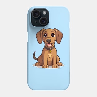 Cartoon Cute Kawaii Dachshund Phone Case