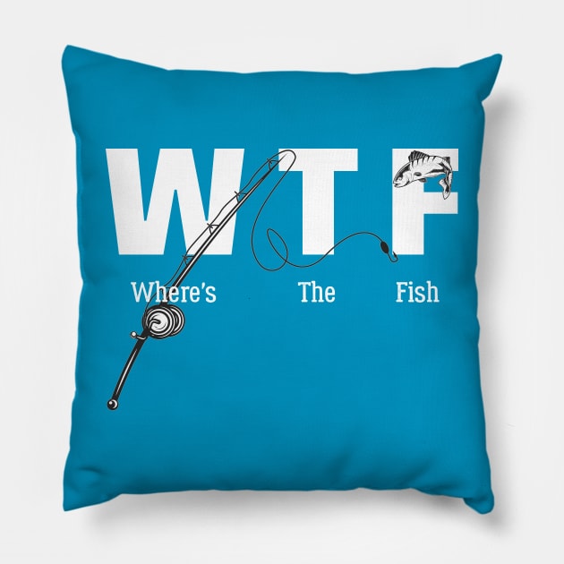 Awesome design where is the fish Pillow by Duodesign