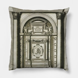 Porticoes and gateways classic architecture Pillow