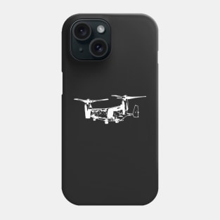 Bell Boeing V-22 Osprey - White Design Phone Case