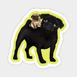 Puggyback Pals Magnet