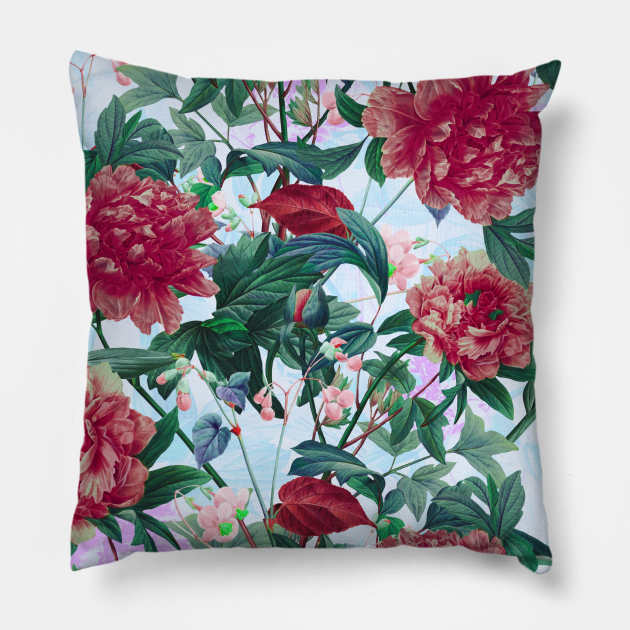 Magical Garden XXII Pillow by burcukorkmazyurek