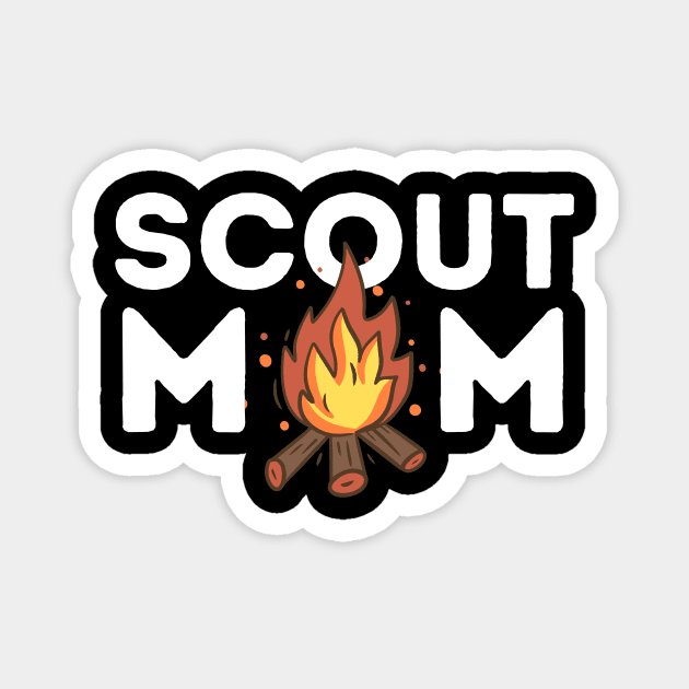 Scout Mom Magnet by Teewyld