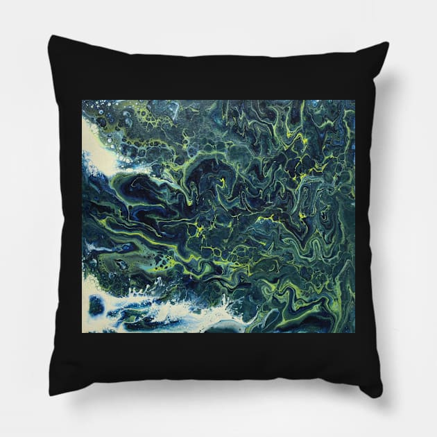 DEEP WATER Pillow by PaulineAdair