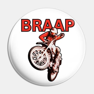 Braap Vintage Motocross Pin