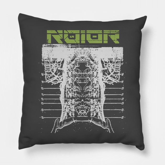 R010R - Anatomy 3rd design Pillow by soillodge