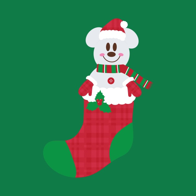 Snowman Mouse by SarahLouiseNicholson