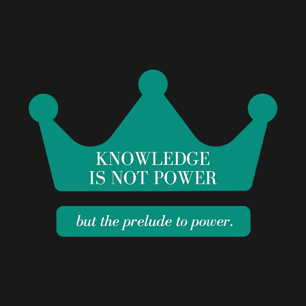 Knowledge Is Not Power by reification