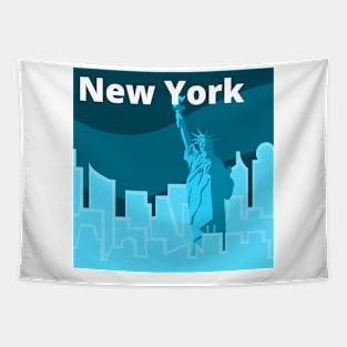 New York Skyline Tapestry