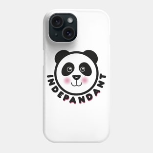 Indepandant Panda Pun Phone Case