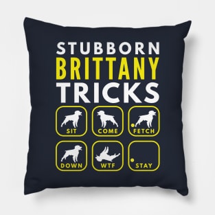 Stubborn Brittany Tricks - Dog Training Pillow