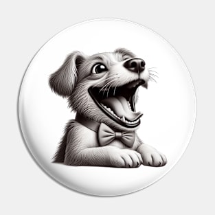 Dog smile Pin