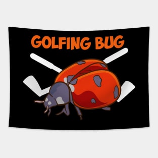 Golfing Bug Tapestry