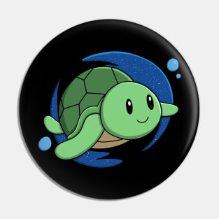 Swimming Sea Turtle Pin