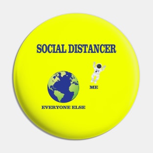 Social Distancer Pin