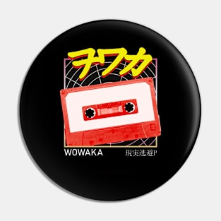 Wowaka vintage electronic music Pin