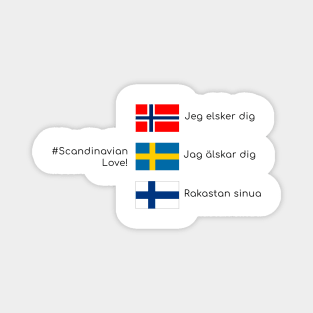 Scandinavian love Magnet