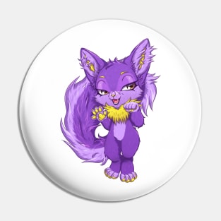 Purple Kitty Pin