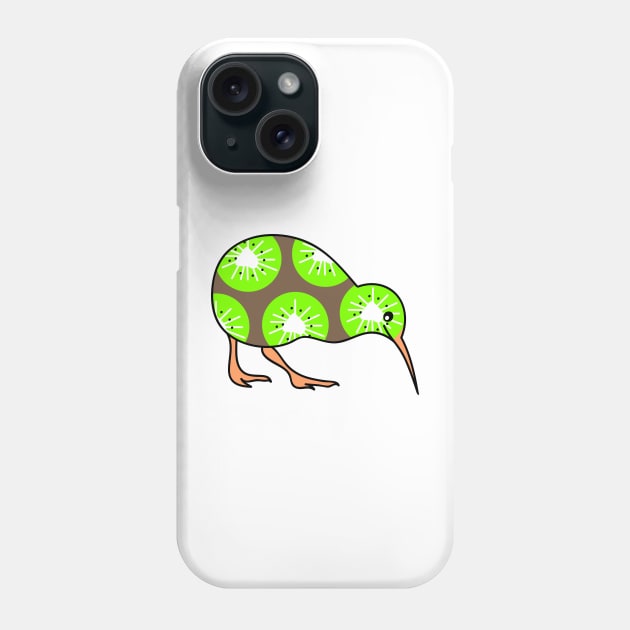 Funny kiwi Phone Case by spontania