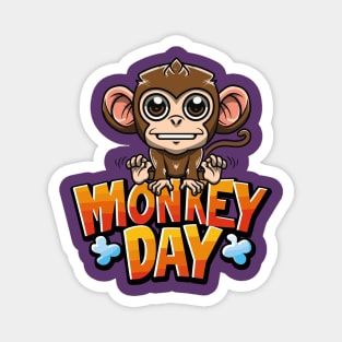 Monkey Day – December Magnet