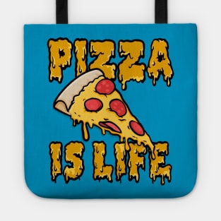 Pizza Is Life - Pizza Lovers Design Tote