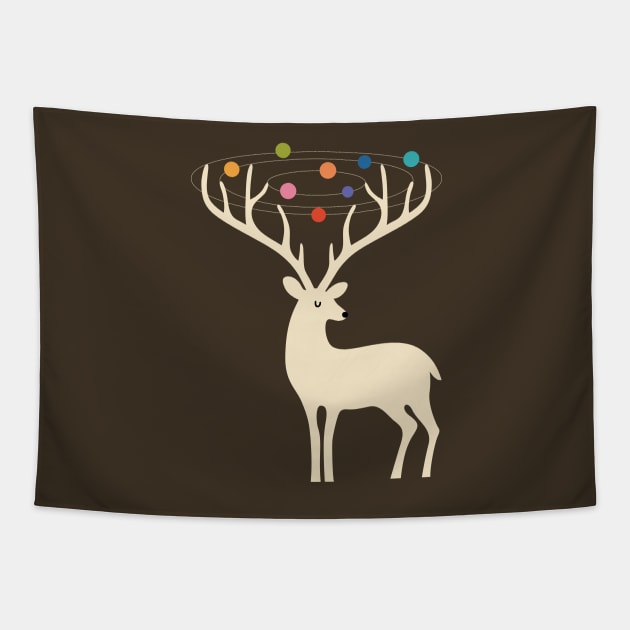 My Deer Universe Tapestry by AndyWestface
